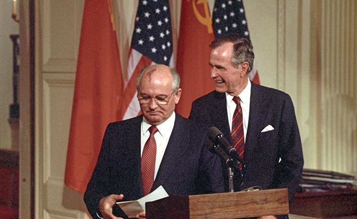 Горбачев и президент США