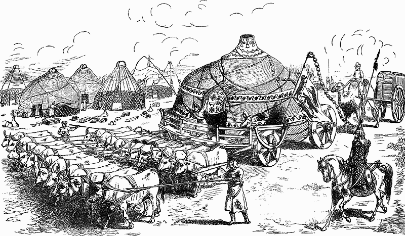 Монгольское кочевье