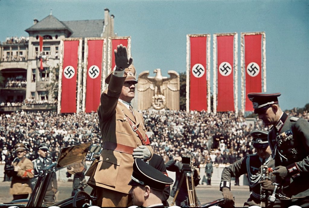 Нацистский митинг, 1937 .
