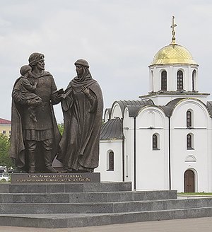 памятник А.Невскому в Витебске