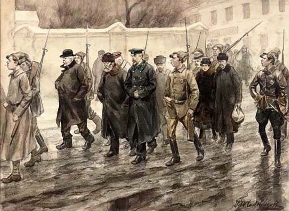 Конвоирование арестованных (1917) Иван Владимиров