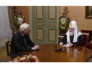 Борис Грызлов встретился со Святейшим Патриархом Кириллом.
