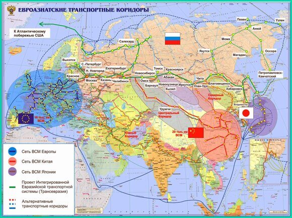 Евроазиатские транспортные коридры