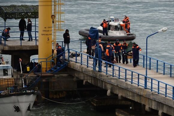 Поисковая операция на месте крушения Ту-154 в Черном море Фото РИА Новости Нина Зотина