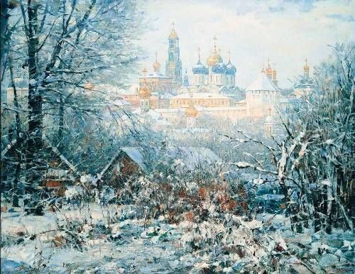 «Времена года. Зима в Троице-Сергиевой лавре», 1994 г.