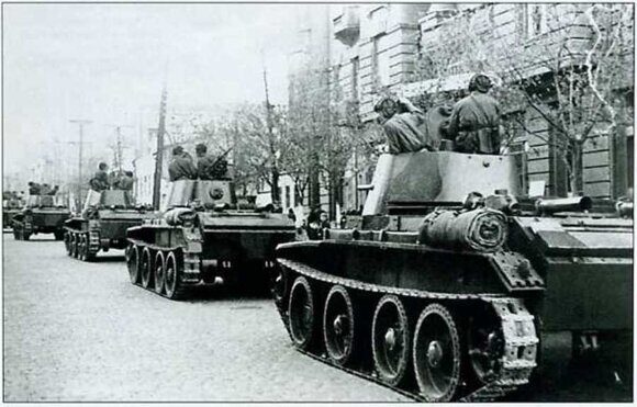 Танковые части Красной Армии вошли на территорию Западной Белоруссии