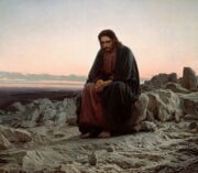 Христос в пустыне, 1872, Крамской