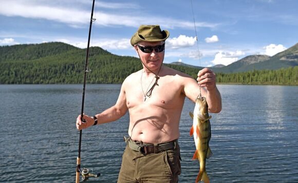 Путин рыбалка