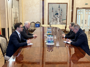 Борис Грызлов встретился с Послом Турецкой Республики в Беларуси Мустафой Озджаном.