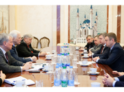 Борис Грызлов встретился с вице-губернатором Санкт-Петербурга Кириллом Поляковым.