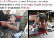 Шокирующие кадры: боевики «оппозиции» отрезали голову ребенку, поддержавшему Башара Асада (ВИДЕО, ФОТО 21+)