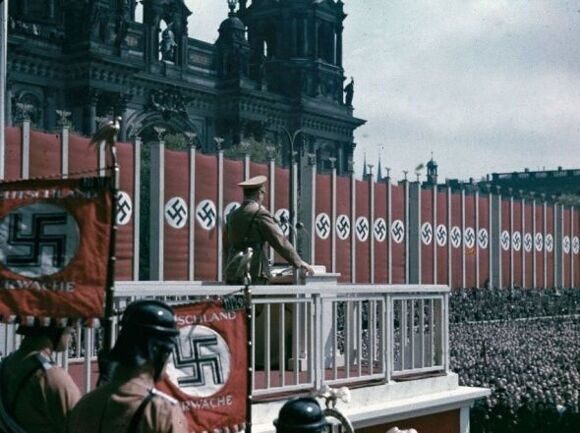 Нацистский митинг, 1933 г.