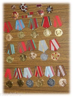 19 медалей, 2 ордена