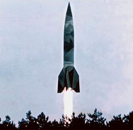 Старт ракеты Фау-2