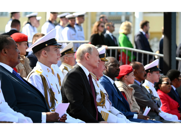 Путин и парад ВМФ 2