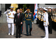 Владимир Путин принял Главный военно-морской парад.
