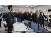 Александр Лукашенко, Борис Грызлов и глава Росатома Алексей Лихачёв посетили Белорусскую АЭС.