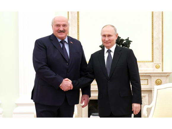 Путин и Лукашенко 1