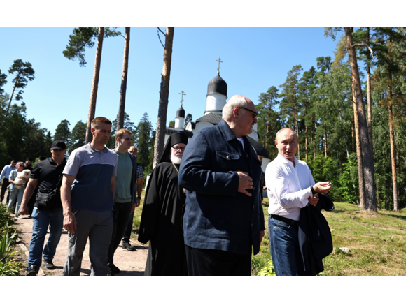 Лукашенко Путин Валаам 2