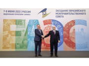 Встреча Председателя Правительства Российской Федерации Михаила Мишустина с Премьер-министром Республики Беларусь Романом Головченко.